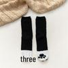 Women’s Furry Cat Paw Socks – Warm, Non-Slip Velvet and Coral Fleece for Autumn & Winter