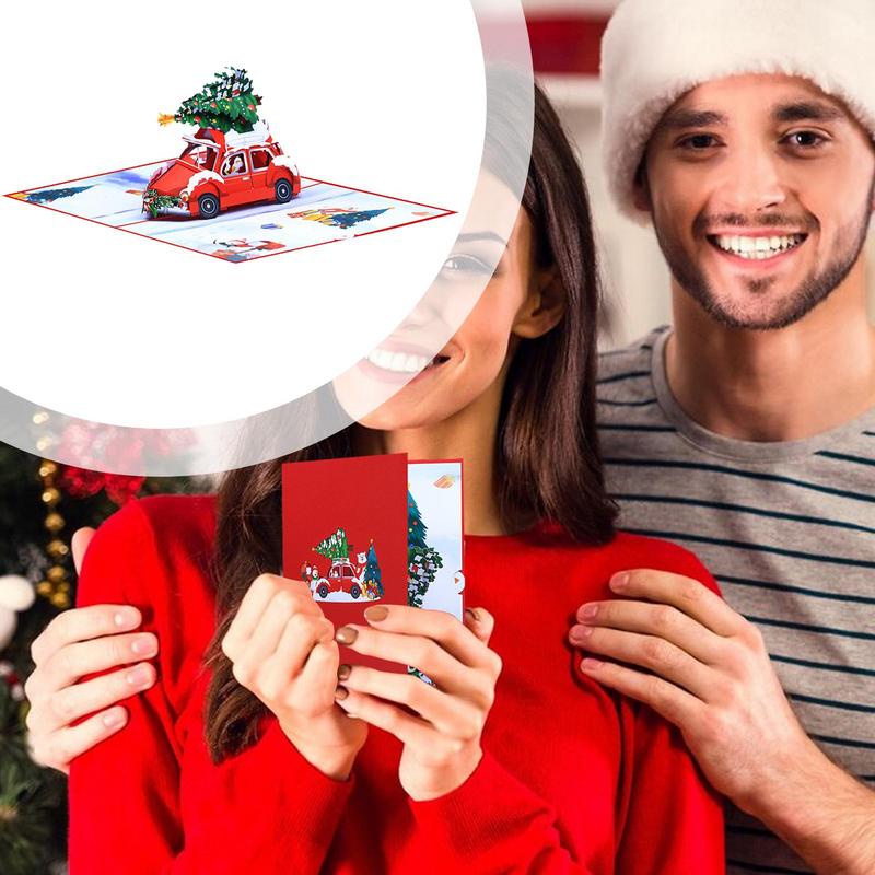 3D Christmas Cards 3D Christmas Greeting Card Creative Popup Christmas Cards 3D Christmas Greeting Card Funny Christmas Greeting