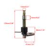 Motorcycle starting shaft with Spring 129mm For GY6 125cc 150cc Moped scooter ATV Go-Kart Engine starting pawl