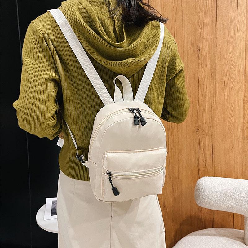 Zaino Classico in Nylon da Donna 2021 - Alla Moda Stile Coreano per Studenti