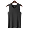 Men'S Pure Cotton Vest Seamless Sports Cotton Underwear Wide-Shoulder Spring/Summer Base Layer Tank Top For Men