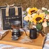 SOTECH Coffee Dripper Set Glass Coffee Pot with Shared Coffee Pot and Coffee Filter Bag Coffee Gift Set for Camping Filter - - (Includes Paper)