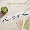 PVC Wall Sticker Decals Black Self-Adhesive Wall Letter Stickers Letter Design Flower Pattern Home Decor Stickers Entryway Decor