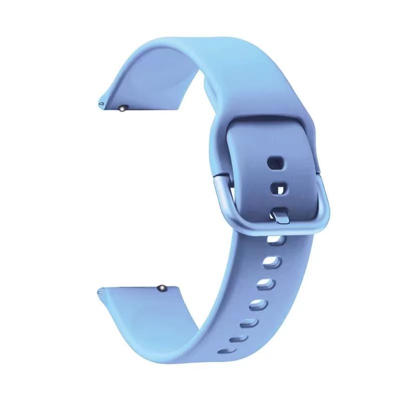 For Samsung Galaxy Active 2 40mm 44mm Smartklokkereim Silikon 20mm Sportsarmbånd For Galaxy Watch 42mm/3 41mm/Gear S2 Reim