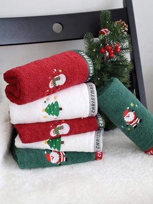 Serviettes Songwol Noël Bling Bling 140g Serviettes en Coton (7 feuilles)