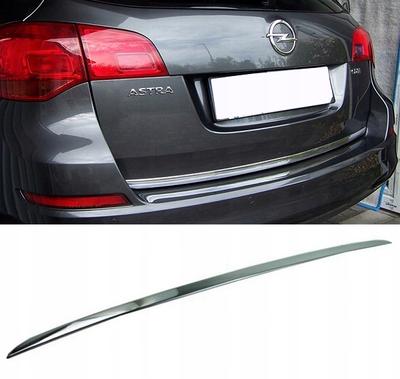 OPEL ASTRA MK VI J Estate - Chrome Trunk Trim - Tailgate Accent - Premium Car Rear Detail - Shine Enhancer