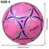 EVZOM Luminous Official Match Soccer Size for and Perfect for Indoor and Outdoor Sports and Training Ball, 4, Boys, Girls, Kids, Adults,