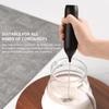 CIRCLE JOY Rechargeable Milk Frother with Stainless Steel Stand, Handheld Milk Frother, Electric