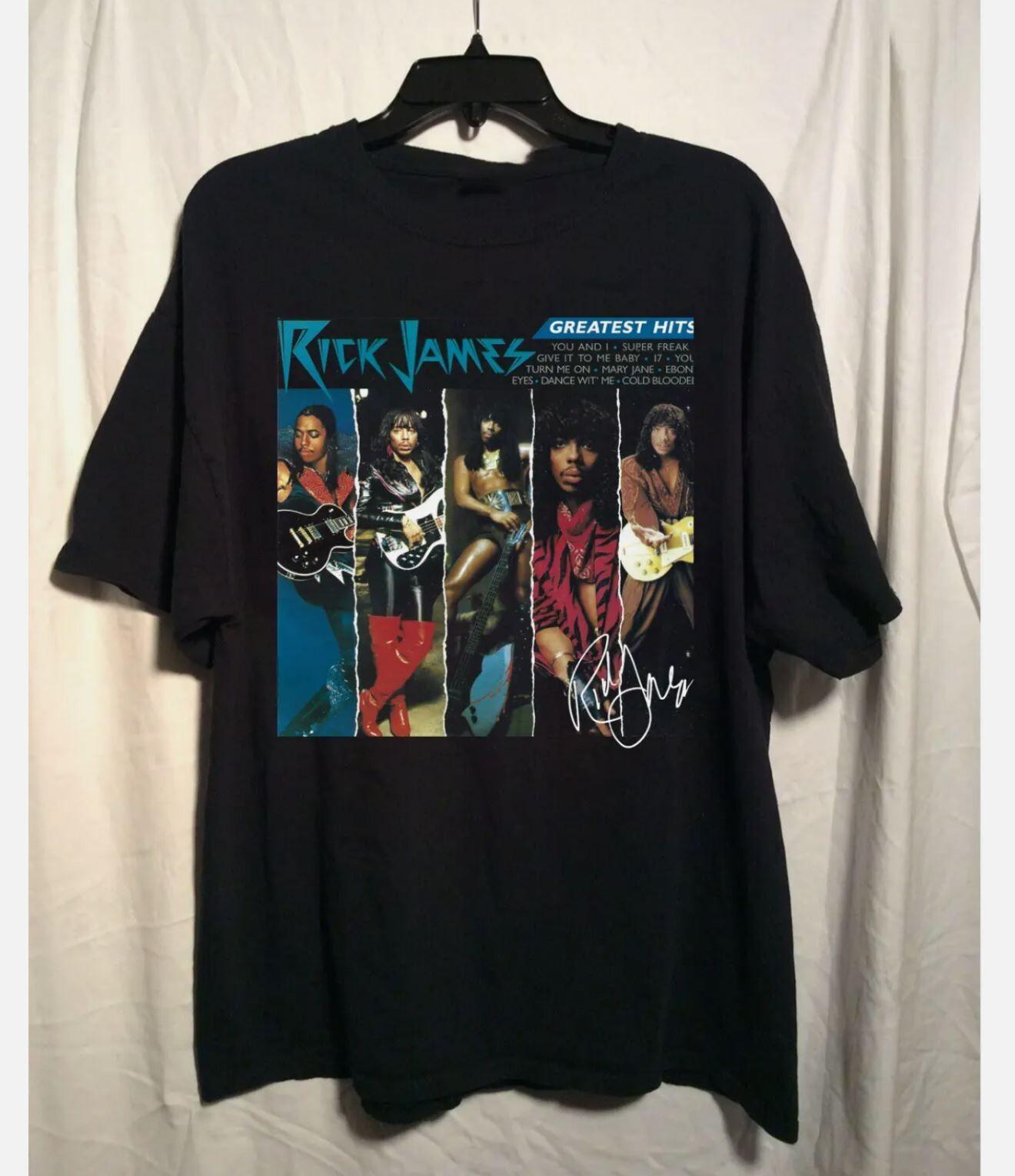 

26 Rare Rick James Greatest Hits Short Sleeve Size S to 5XL T-Shirt Unisex T-Shirt XXXXL