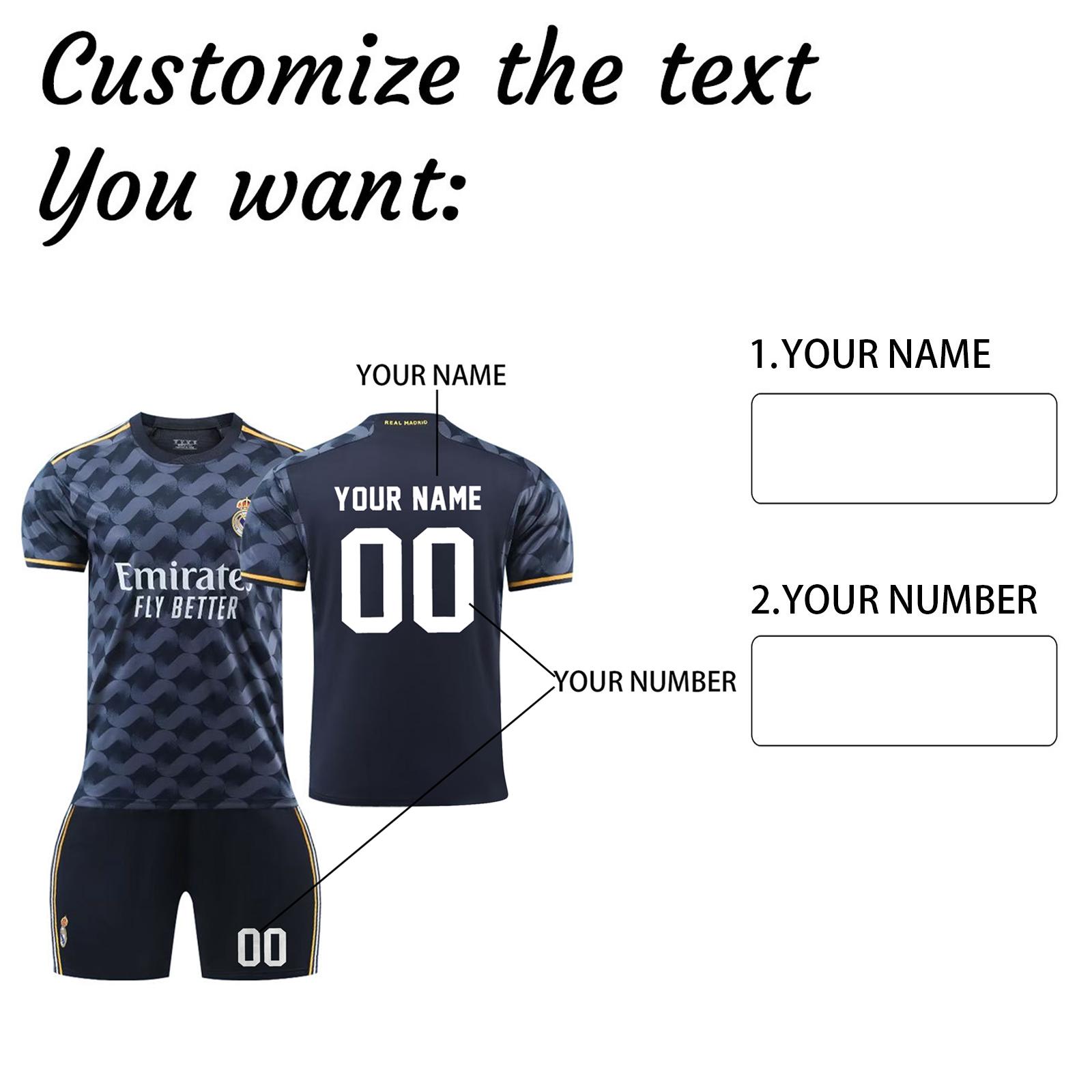 

Взрослая и детская двухкомпонентная футбольная тренировочная форма с индивидуальной фамилией и номером S