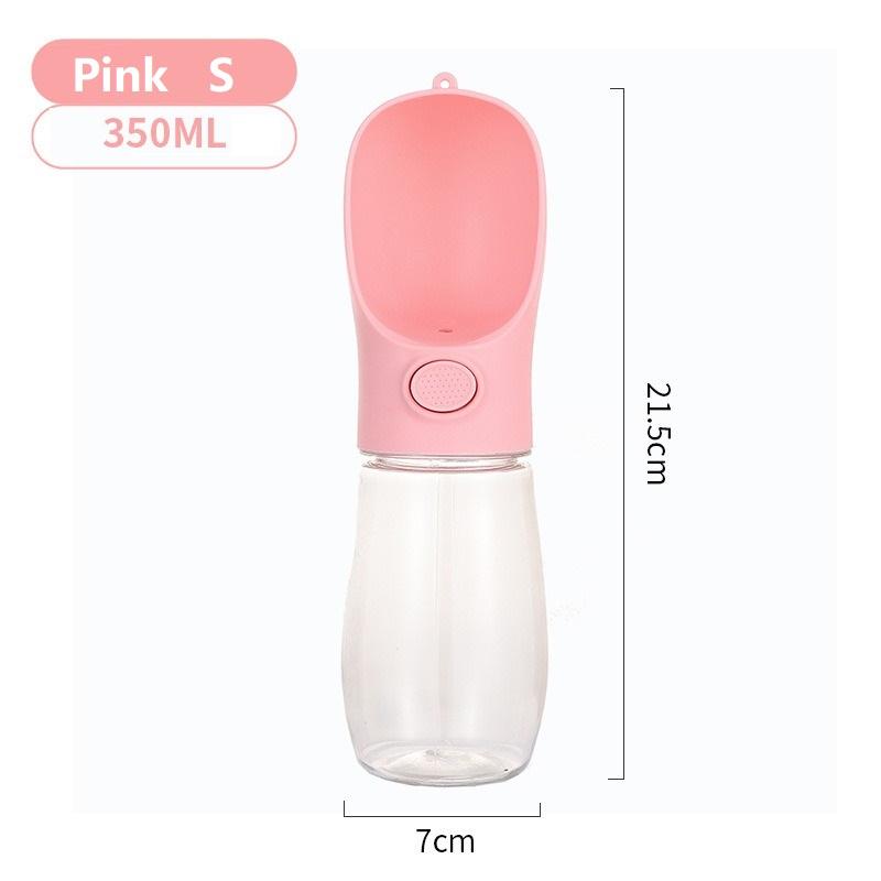 350/500ML Wasserflasche für Hunde Tragbare Trinkwasserflasche für kleine große Haustiere Katze Outdoor Auslaufsicher Spaziergang Trinknäpfe