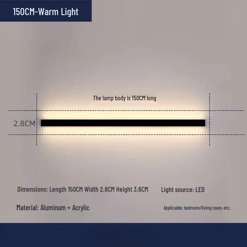 

Xuanyong Modern Minimalist Linear LED Wall Lamp