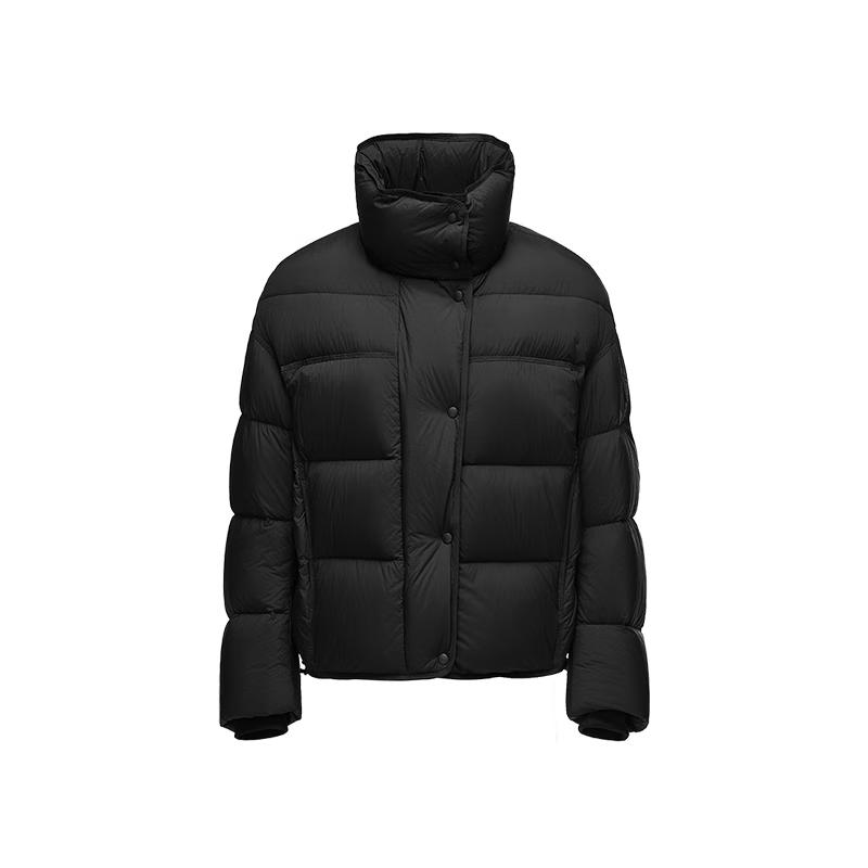 Tanboer Women's Stand Collar Puffy Down Jacket