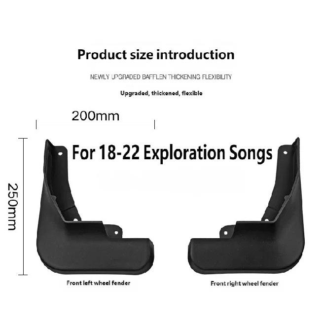 Für Volkswagen T-ROC Auto 2018-  Vorderreifen Schlammklappen Kotflügel Spritzschutz Hohe Qualität Langlebig Auto Modifikations Teile