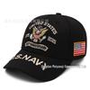 250. Jahrestag USA. Marineblaue bestickte Kappe, Unisex Outdoor-Hut