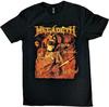 Megadeth T Shirt Sfsgsw Tonal Glitch Band Logo Official Mens Black Size L
