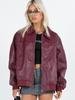 European and American Retro Women's Leather Jacket