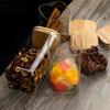 Square Glass Storage Jars 550Ml Airtight Food Containers Silicone Seal For Tea Coffee Beans Dry Food Pantry Organization