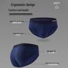 LANGSHA Men's 80S Pure Cotton Antibacterial Briefs