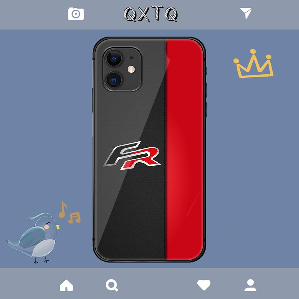 Cupras Spanische Mode Logo Hülle Für iPhone Samsung Galaxy Redmi Note S 17 16 15 14 13 20 24 25 54 Pro Max Ultra Fe Gehärtetes Glas Abdeckung