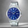 CASIO G SHOCK Quartz Movement Stainless Steel Strap Watch Men's Watches Blue Dial MTS-115D-2A1V