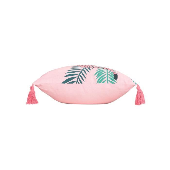 Coussin - Leopink - 40 x 40 cm - Oeko-Tex® - 100% coton - Intérieur contemporain