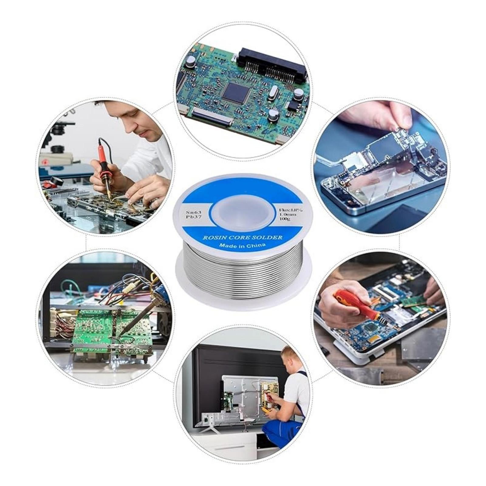 

63-37 Tin Core For Electrical Soldering (0.8mm 50g) One Size