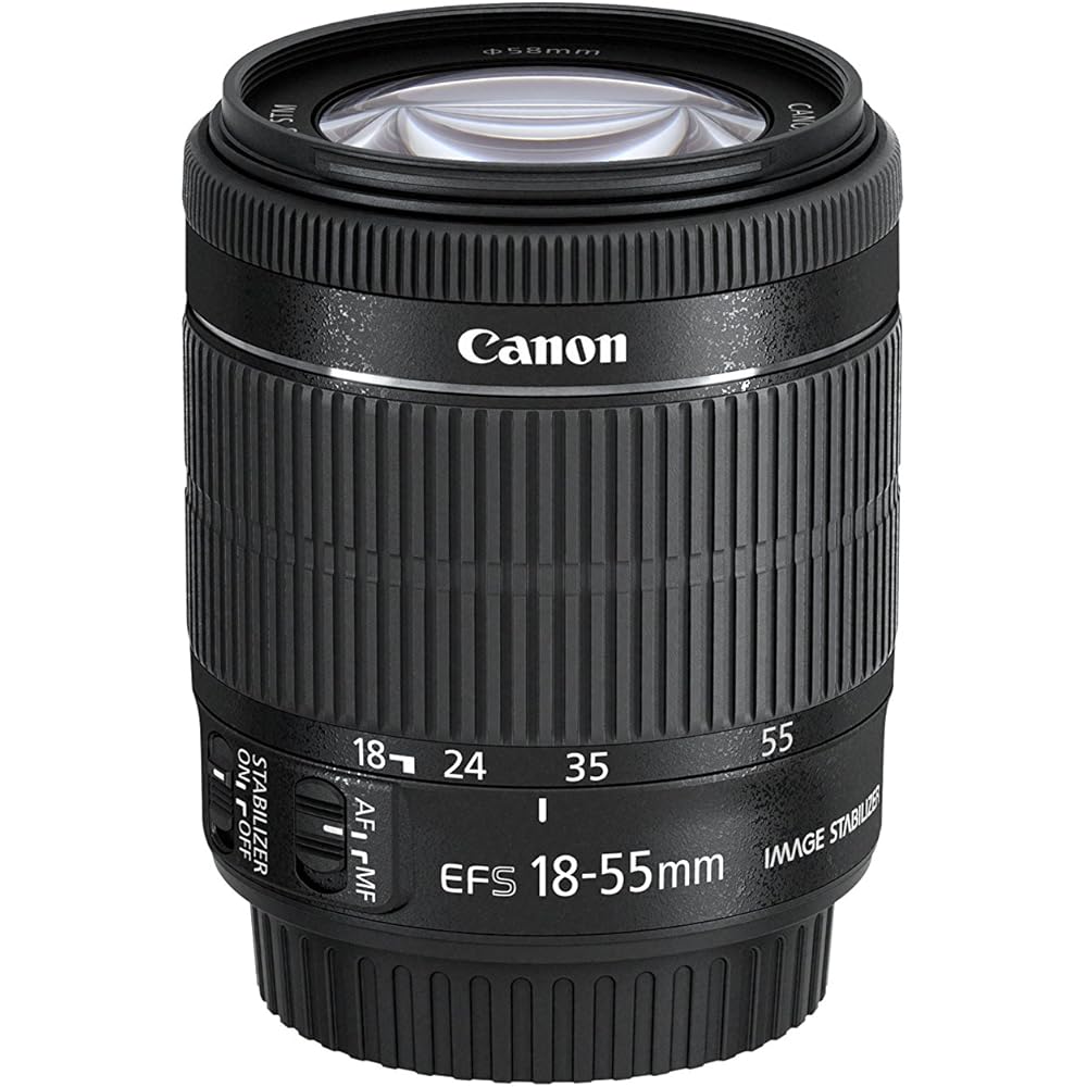 Canon Standard Zoom Lens EF-S18-55mm F3.5-5.6 IS STM APS-C Compatible