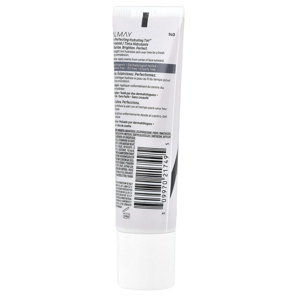 Almay, Skin Perfecting Hydrating Tint™, 140 Tan, 28 ml (0.94 fl oz)