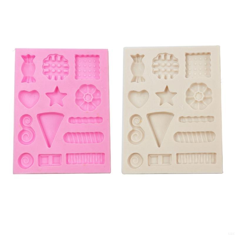 

Candy Waffles Cookie Mold Biscuit Mold DIY Cartoon Press Baking Mold Birthday Cookie Tools Cake Decorating Tools X3UC