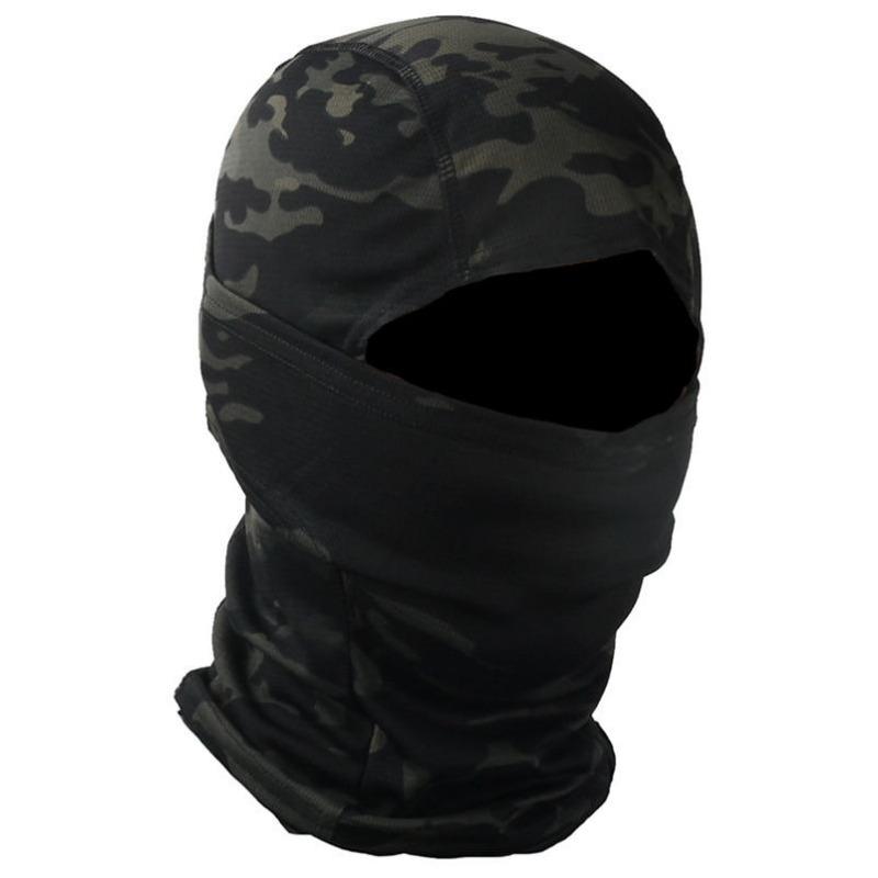 Outdoor Camouflage Camo Balaclava Army Tactical Military Ski Full Face Mask Motorcycle Bicycle Caps Full Face Mask 27 COLORS