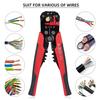 Wire Stripper Tool, Cable Stripper - 3-in-1 Self-Adjusting Wire Stripper Cutter, Wire Crimping Tool, Wire Pliers for Stripping, Cutting, and Crimping