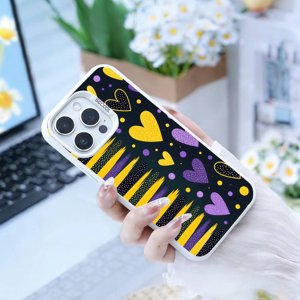Y2k I-INS Graffiti Phone Case For IPhone 16 17 15 14 12 13 Pro Max Black Color Shockproof Cover