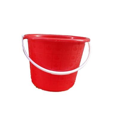 Homeglen Kleine Rote Plastikeimer (10er-Pack)