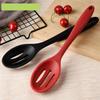 Non-Stick Silicone Slotted Spoon Long-Handled Cooking Serving Spoon Skimmer Scoop Drainer Spoon For Kitchen Gadgets Accessories