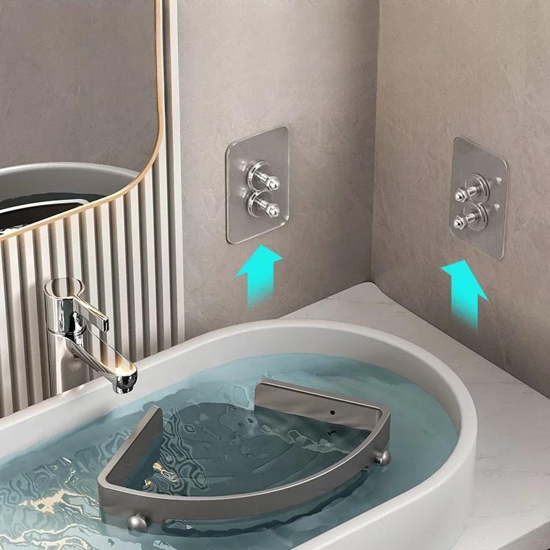 Three Layers Bathroom Nail-free Shelf Shower Corner Shelf Plastics Shampoo Shelf Shower Supply Storage Bathroom Accessories