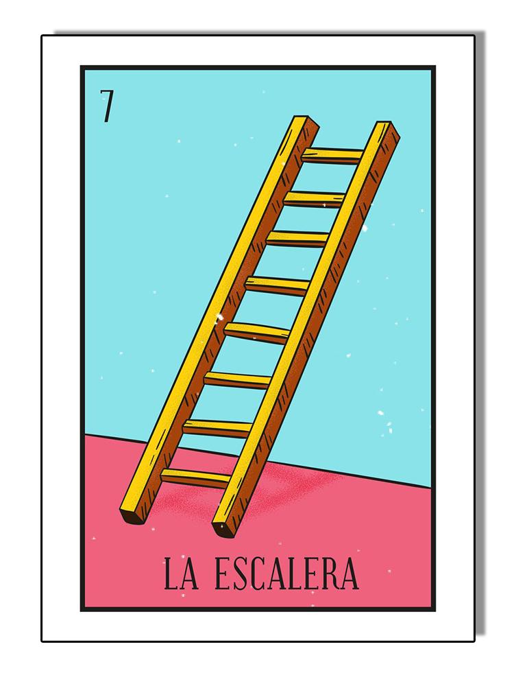 Abstraktní mexická loterie kreslený plakátový tisk plátno malba papoušek srdce severské nástěnné umění pro obývací pokoj domácí dekorace