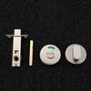 Bathroom Indicator Lock Commercial Keyless Door Lock Universal Barn Door Bolt Stainless Steel WC Toilet Door Lockset Knob