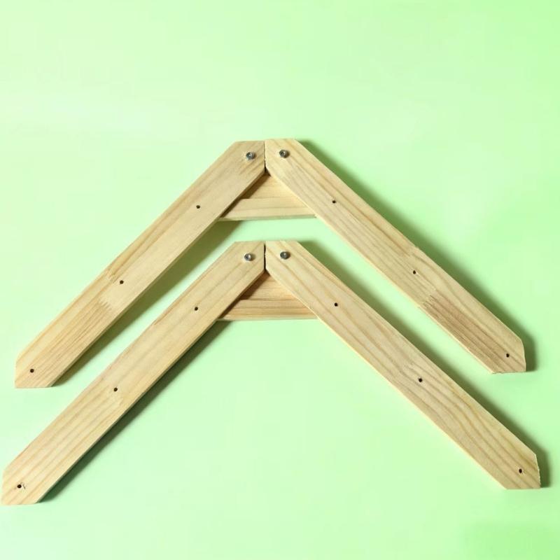 Detachable Wooden Poultry Roosting Ramp With Triangular Design Easy to Clean Chicken Coops