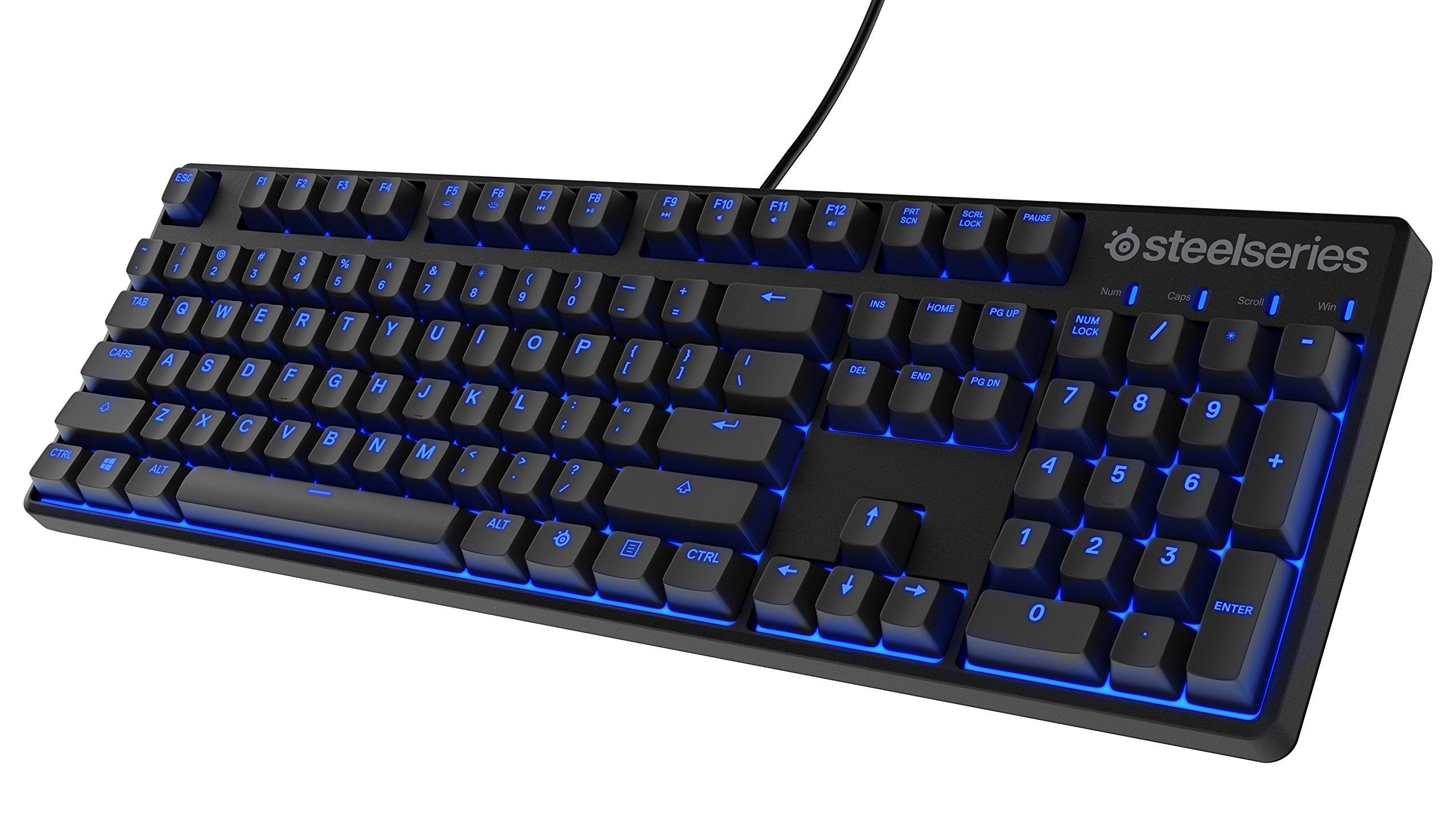 

Дротова ігрова клавіатура STEELSERIES APEX M500 Apex M500 US 64490 [USB 2 м/Mac/Win] (104 клавіші/чорний) чорний