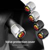 5pcs Car Tire Theftproof Wheel Air Valve Caps Tyre Stem Cover For Abarth Freemont Strada 500x Grande Punto Ducato Stilo Palio