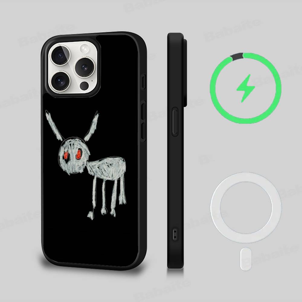 Rapper D-Drake For Magsafe Case for iPhone 17 16 Pro Max 15 14 Plus 13 12 11 Wireless Charging Phone Cover