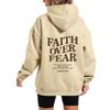 2025 popular men's and women's fleece sweater letter print kangaroo pocket new hooded sweater