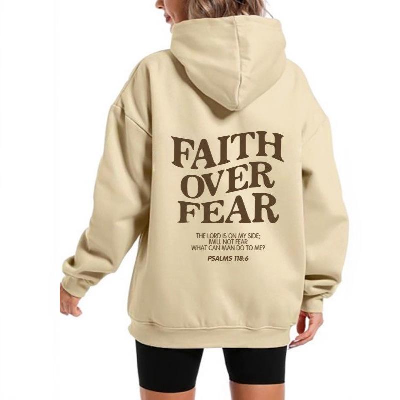 2025 popular men's and women's fleece sweater letter print kangaroo pocket new hooded sweater