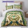 Magical World Mural Pattern Bedding Quilt Set Quilt Cover Pillowcase Home Decoration Birthday Gift (1 * Duvet Cover + 2 * Pillowcase, Without Core)