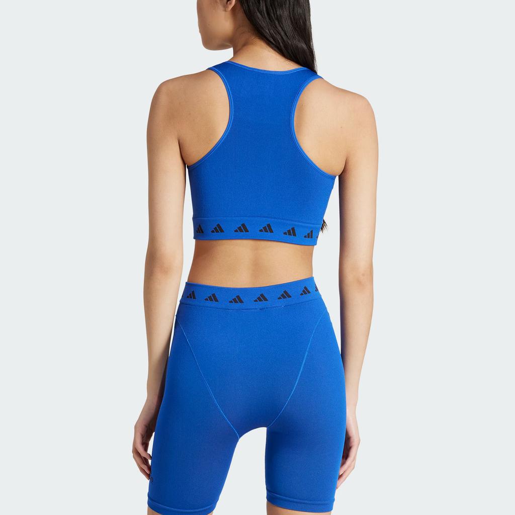 Adidas Equipment Series Ss25 Fashion Simple Comfortable Slim Fit Sports Vest Women Tops Equipment-Blue JN6499
