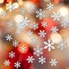 PVC Electrostatic Snowflake Sticker Snowflake Xmas Glass Sticker  Home Decals