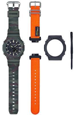 Yedek parçalarla birlikte saat KUTUSU seti Çok renkli [Casio] G-Shock [] GAE-2100WE-3AJR Erkek