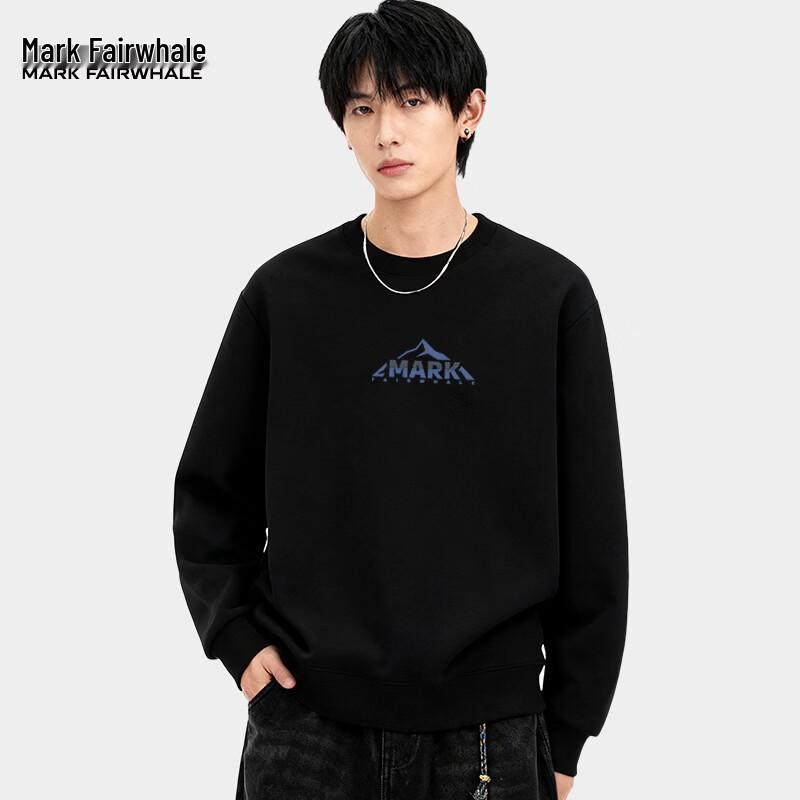 Mark Fairwhale Men's Loose Fit Vintage Crewneck Sweatshirt