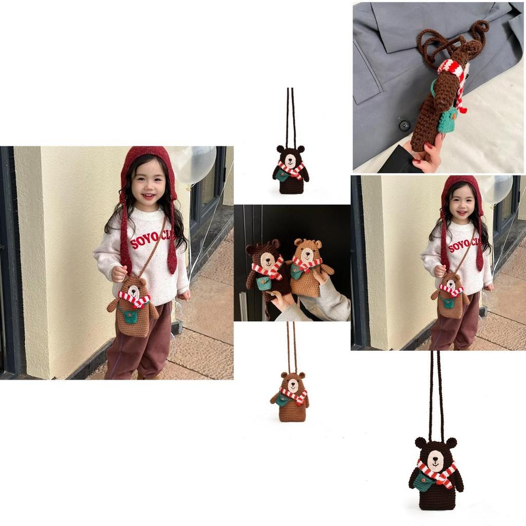 Adorable Cartoon Bear Childrens Shoulder Bag For Boys And Girls Perfect For Kindergarten